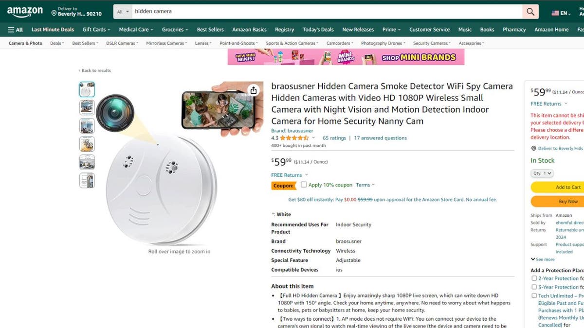 Amazon hidden camera 3 