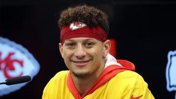 Patrick Mahomes surprises Chiefs offensive line with personalized golf carts for Christmas