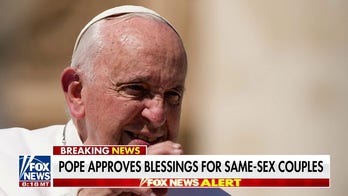Pope approves blessings for same-sex couples