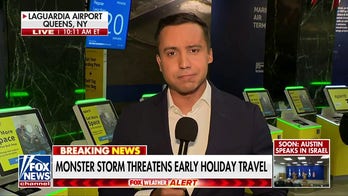 Monster storm threatens early holiday travel in Northeast