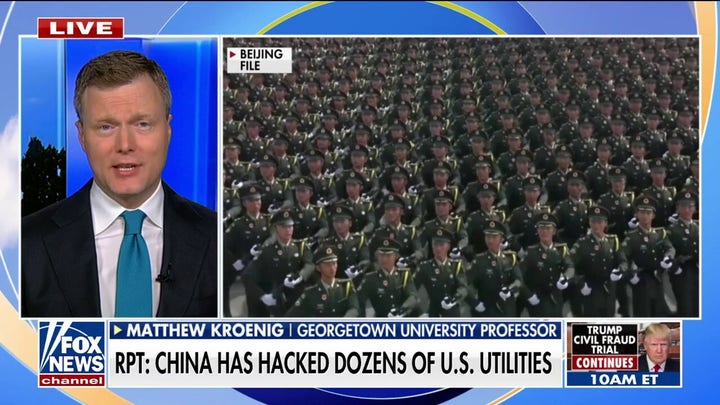 Georgetown professor issues stark warning on China as Beijing ramps up cyberattacks: 'Preparing for war'