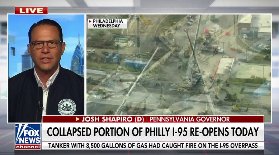 ‘All hands on deck’ mentality rebuilt Philadelphia highway: Gov. Shapiro