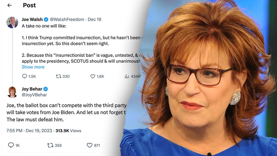 Joy Behar Trump, Colorado Supreme Court tweet causes social media frenzy