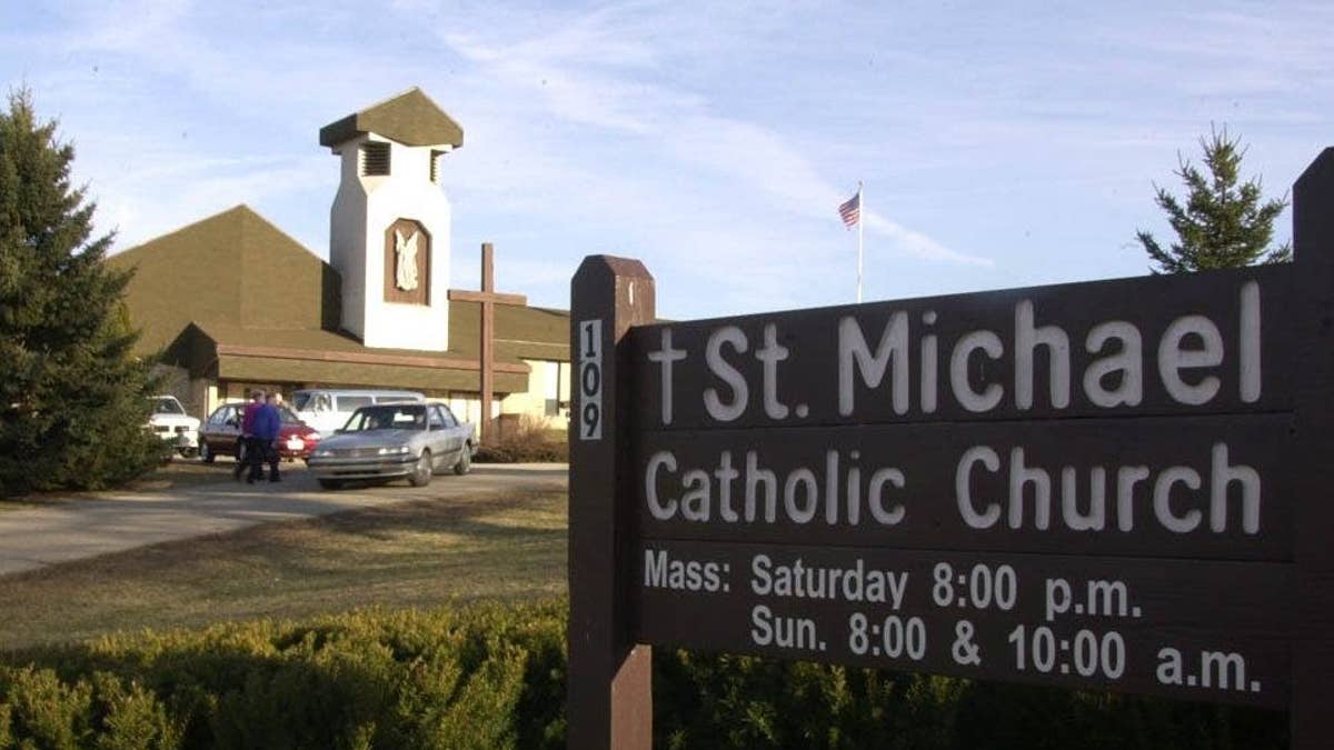 St. Michael's Catholic Church exterior in 2000